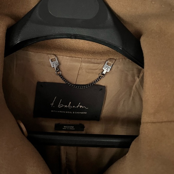 Babaton wool peacoat (camel brown, size M) - Picture 5 of 5